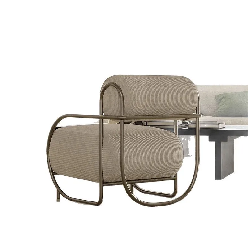 

Stainless steel single sofa chair balcony leisure