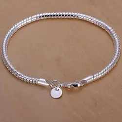 Bracelet Thin Stylish Silver Plated Bracelet For Women Shining Bangle for Party Jewelry Hand Chain