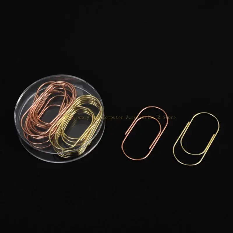 20pcs مقاطع الورق المعدنية 20mm مقاطع صورة على نطاق واسع مرجع مرجعية للمدرسة