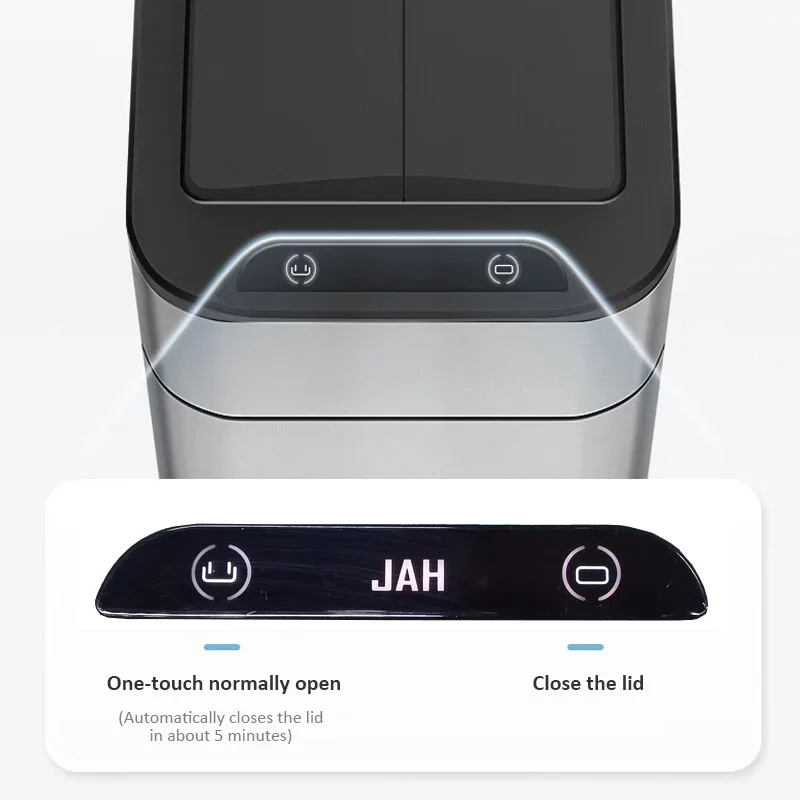 Imagem -03 - Lixeira de Cozinha Inteligente Grande de 15l 20l 20rsialibalde de Lixo com Sensor Inteligente Automático Pode Cesto de Lixo