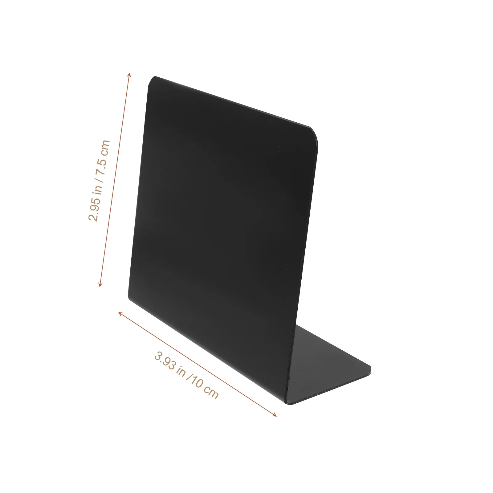 Pequeno quadro-negro de PVC para sinais de loja, Cake Price Tag, Table Chalkboard Sign, Mensagem Buffet, 10 Pcs