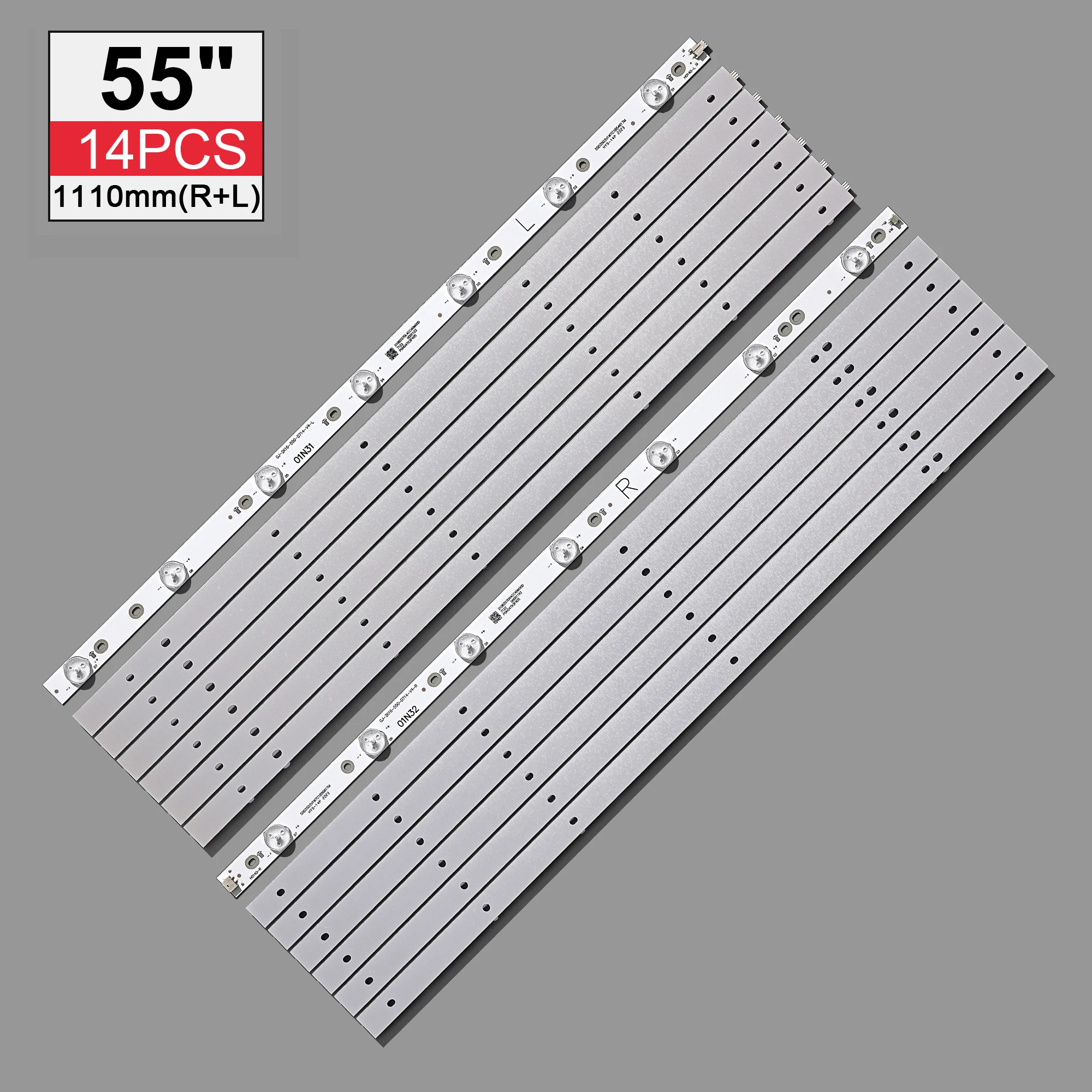 LED strip for 55PFF5701 55PUS6501 LB55072 55PUS6561 55PUS6581 55PUS6101 55PUH6101 55PUS6401 55PUS7272 GJ-2K16-550-D714-V4-L R