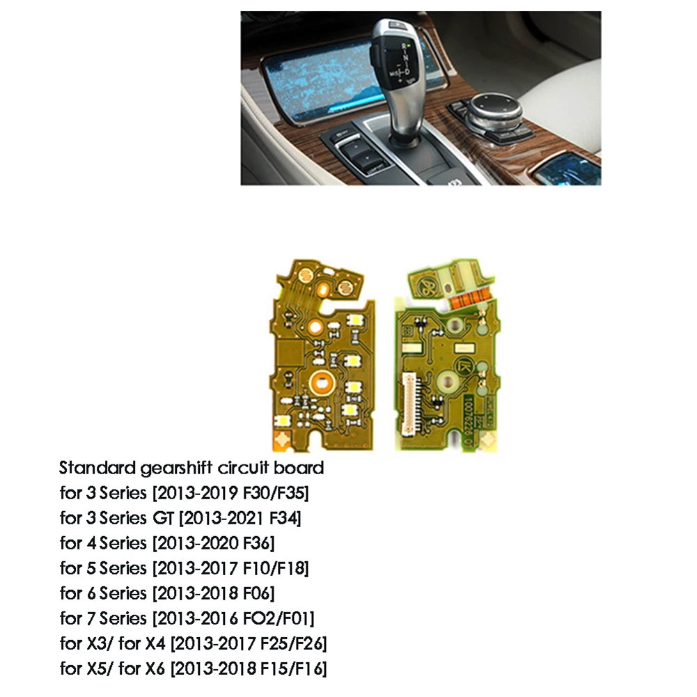 

For BMW F30 F34 F35 F36 F01 LHD Gear Shift Knob Position Indicator Circuit Board Replacement Part for Left Hand Drive Cars