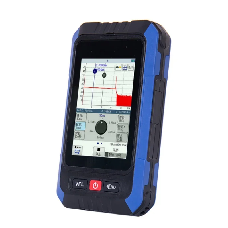 2024 FFS Brand Multi Functions Mini Smart OTDR FFS3500D Active Fiber Tester Optical Time Domain Reflectometer 1610nm with Filter