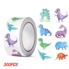 Collection d'Autocollants Dinosaures - 300 Stickers Motivants