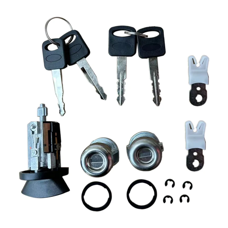 

Ignition Switch Lock Cylinder Part W/2 Door Lock With 2 Keys 7012802 For Ford Excursion F-150 F-250 F-350 Freestar LS17041