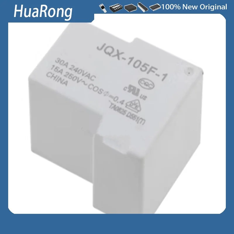 1PCS/LOT  HF-105F-1  JQX-105F-1-005D-1HS  JQX-105F-1-012D-1HS  JQX-105F-1-024D-1HS  5V/12V/24V30A 4-pin