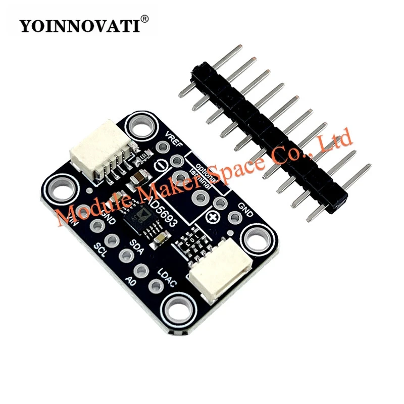 AD5693R I2C Interface 16-Bit DAC Module Breakout Board 2.5V-5V Digital Signal Conversion Module Compatible with STEMMA QT Qwiic