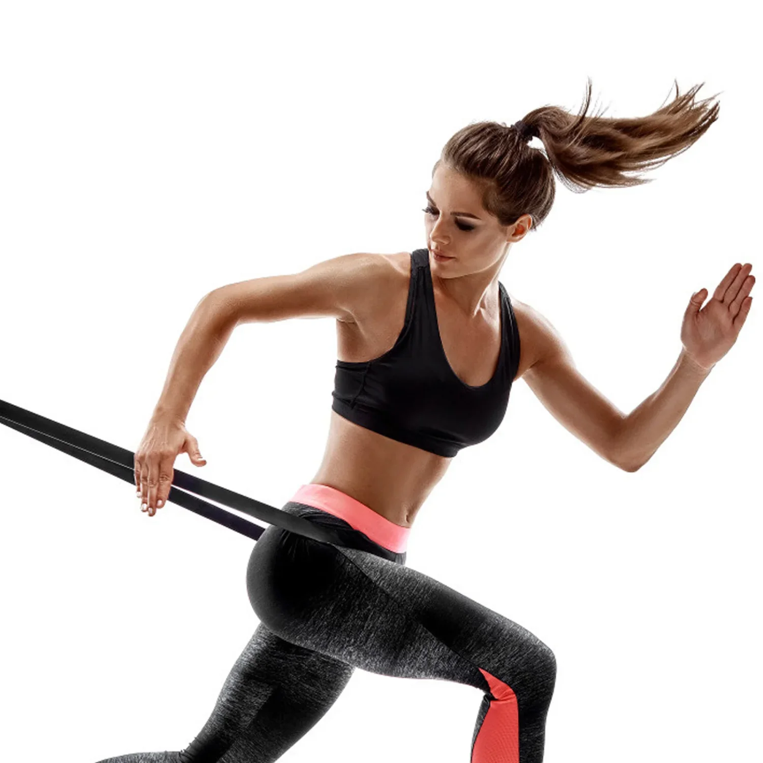 Fitness Elastic Exercise Training Strap Resistance Band Over PVC Door Anchor Pull Rope Door Buckle 20x4cm