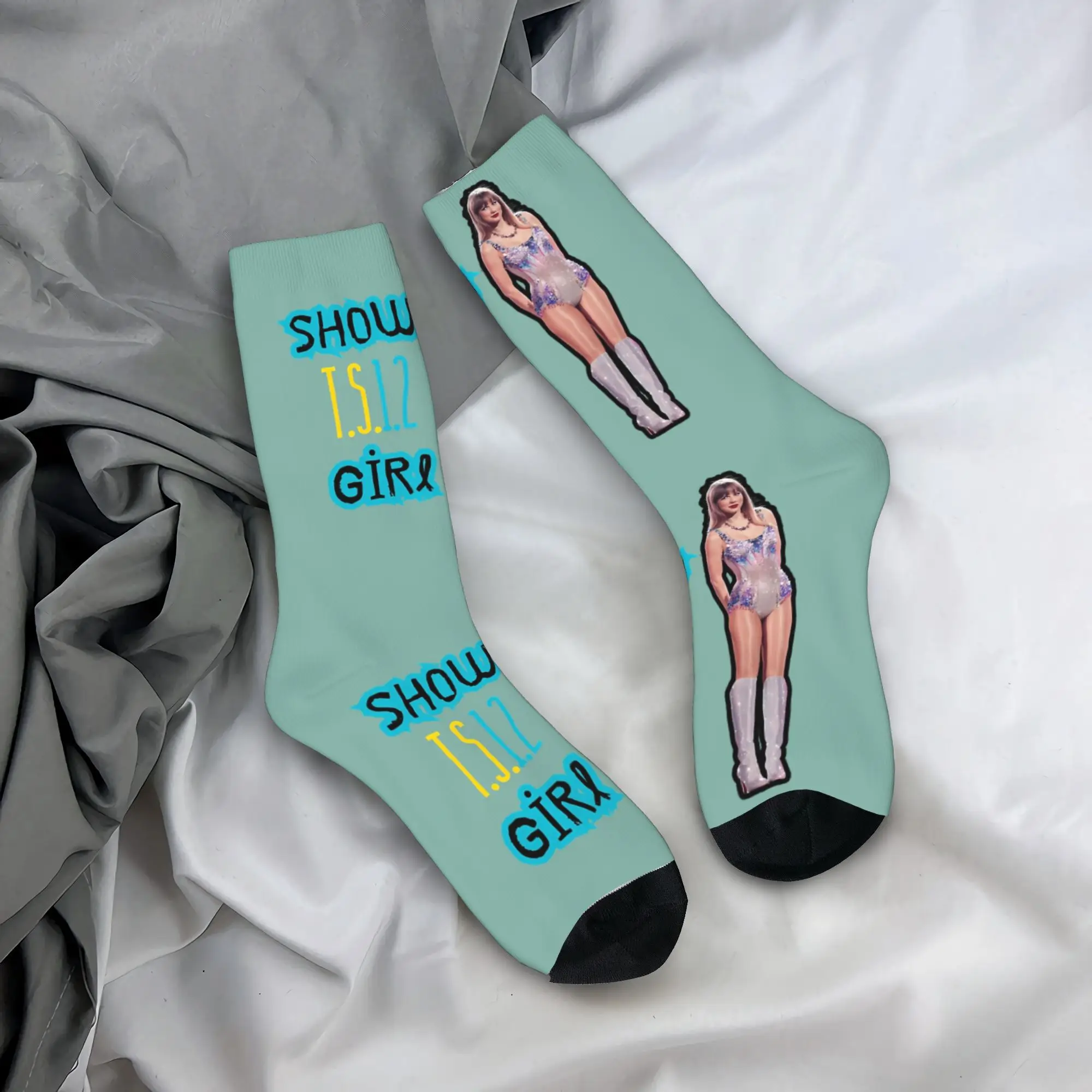 Showgirl Album Socks  Custom Stockings Anti-Slip Women Men Socks Medium Soft Autumn Fashion Outdoor Socks