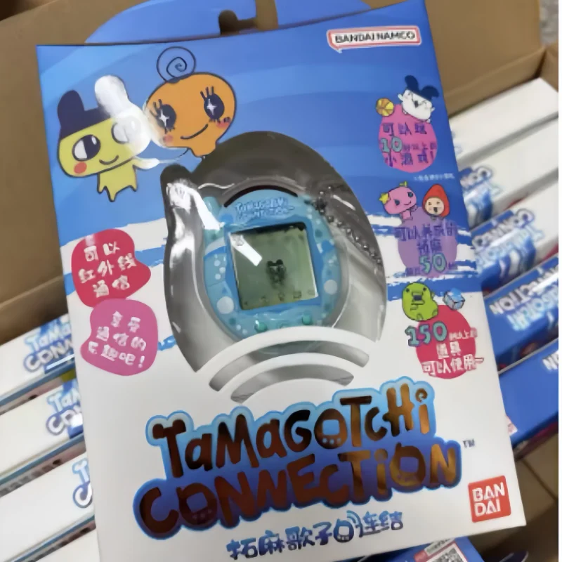 Tamagotchi elektronische huisdierverbinding V3 ‌ Leuke koppelstijl - ‌ Roze glinsterende stijl delicate strik blauwe bubble meisje beste cadeau