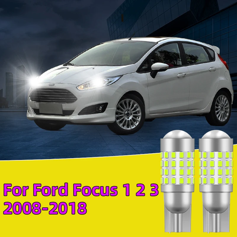 

2PCS For Ford Focus 1 2 3 2008-2018 Clearance Lights side marker position Signal Lamp width light 12V24V Car T10Led Traffic Bulb