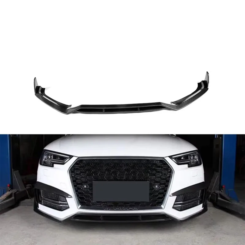 

Carbon Fiber S4 Front Valance Lip for Audi A4 B9 SLINE S4 2018 2019