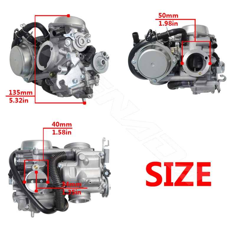 Carburetor Motorcycle Carb For Honda Shadow Spirit VT750 Dual ACE 1998-2003 Deluxe Front&Rear Carburetor Carb Rack 16100-MBA-980