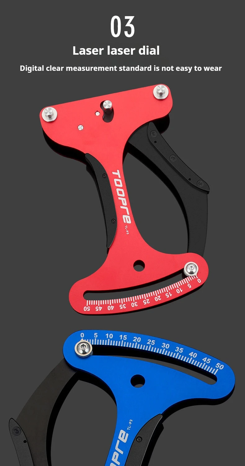 TOOPRE Mountainbike Speichen Spannung Gauge Berg Rad Set Ring Elastische Messgerät Schräg Schaukel Korrektur Werkzeug – Detail 6