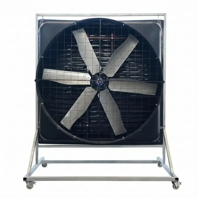 Professional 72 Inch Industrial Ventilation Fan High Efficiency Motor Large Intake for Poultry Dairy Farms