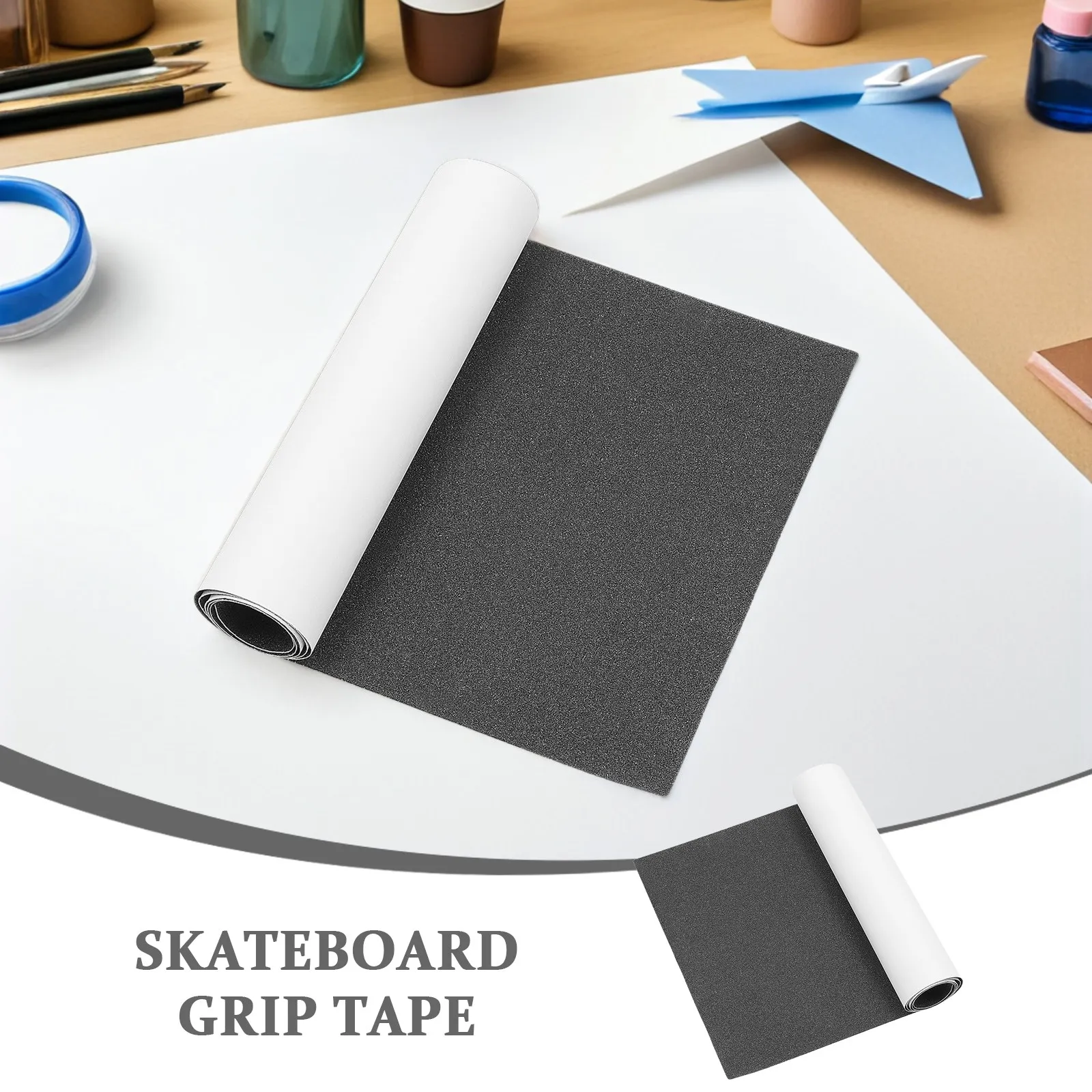 1Sheet Skateboard Grip Tape Professional Cuttable Skateboard Sandpaper Sheet Scooter Accessory Longboard Grip Replace