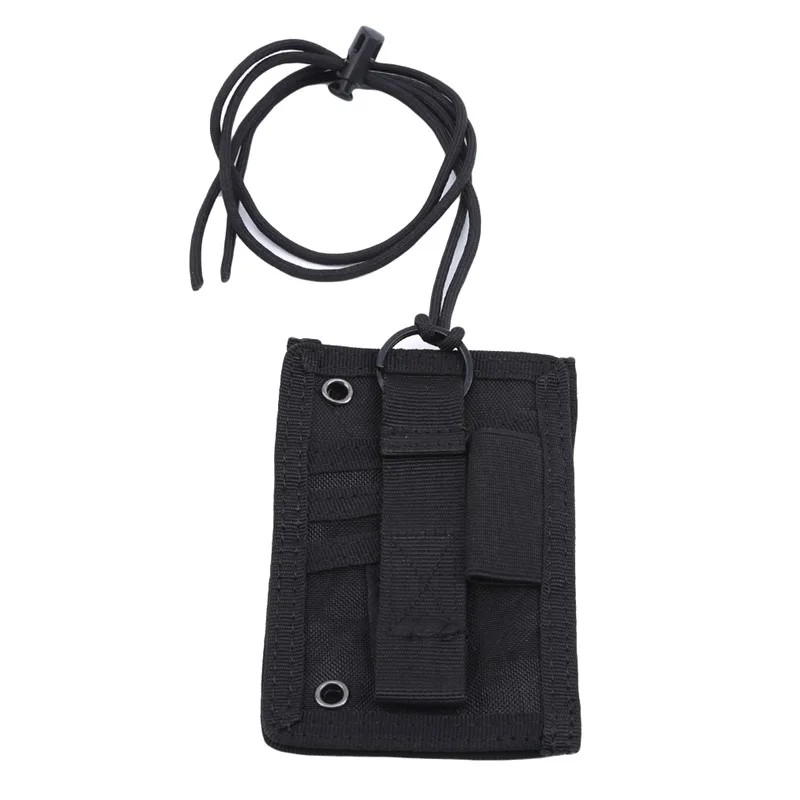 Nylon Waterproof Card Holder Tactical Pouch Certificates documents ID Storage Bags Outdoor Camping Sport Portable Card Bags Gear image 2