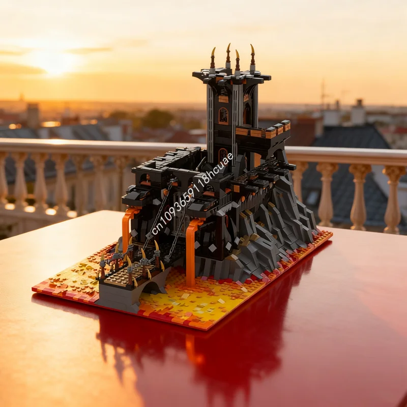 

2833 шт. MOC Dragon Rock Castle Рыцарическая модель Строительные блоки Игрушки Строительство DIY Творческий Рождественский подарок Образование День рождения