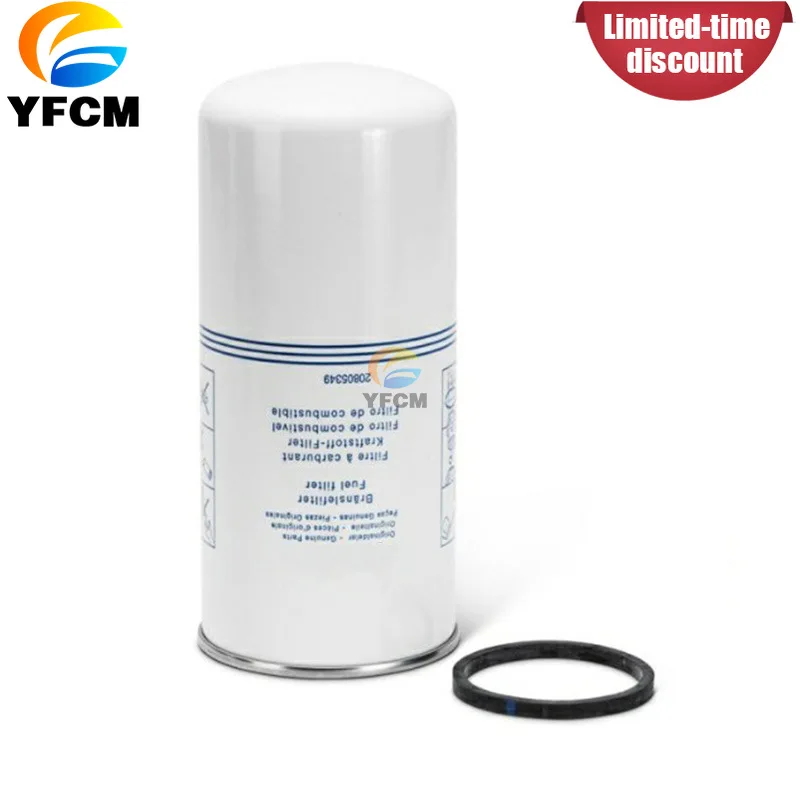 1 PCS 20805349 BF7997 F026402139 Diesel Filter Element for Road Roller Machinery