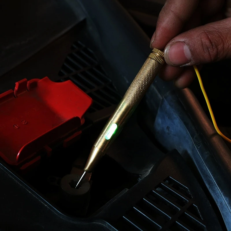 Practical New 6V/12V/24V Probe Pen Pencil Test Light Test Pens Car Circuit Fuse Electrical Testers Voltage Tester - view 5