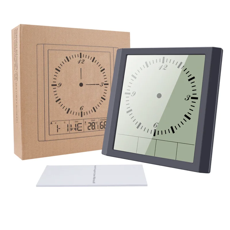 Multifunctional electronic digital wall clock, large screen digital clock