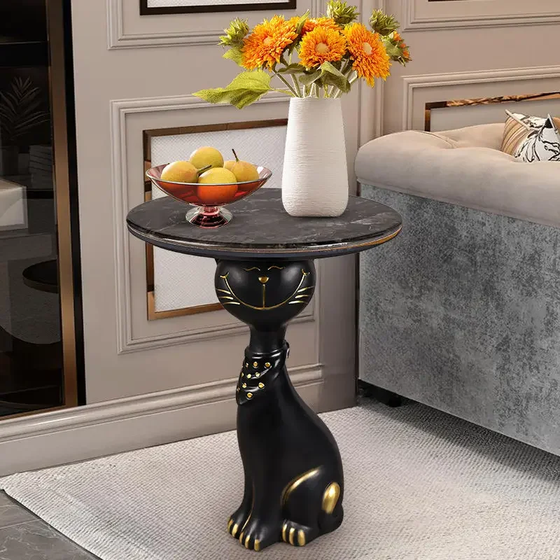 Cat Shape Coffee Table Large Living Room TV Cabinet Next To Sofa Floor Tray Housewarming Gift Large Ornament Home Furniture