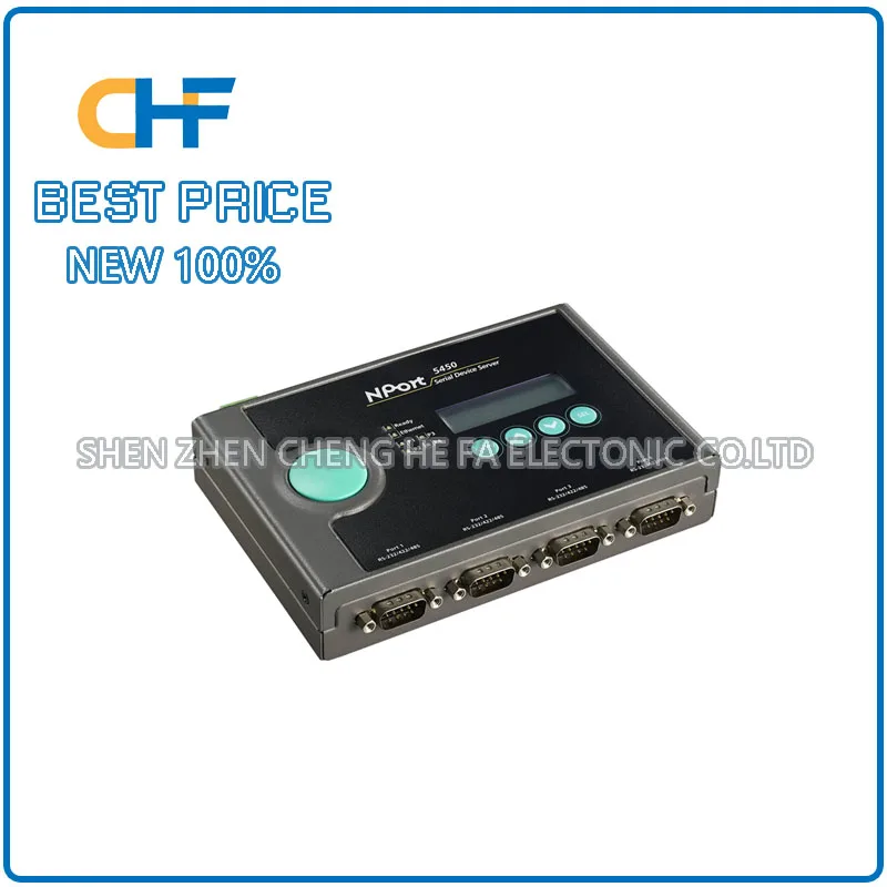 MOXA Nport 5450 Nport5450 RS-232/422/485 4-port serial port server delivery power supply brand new original stock