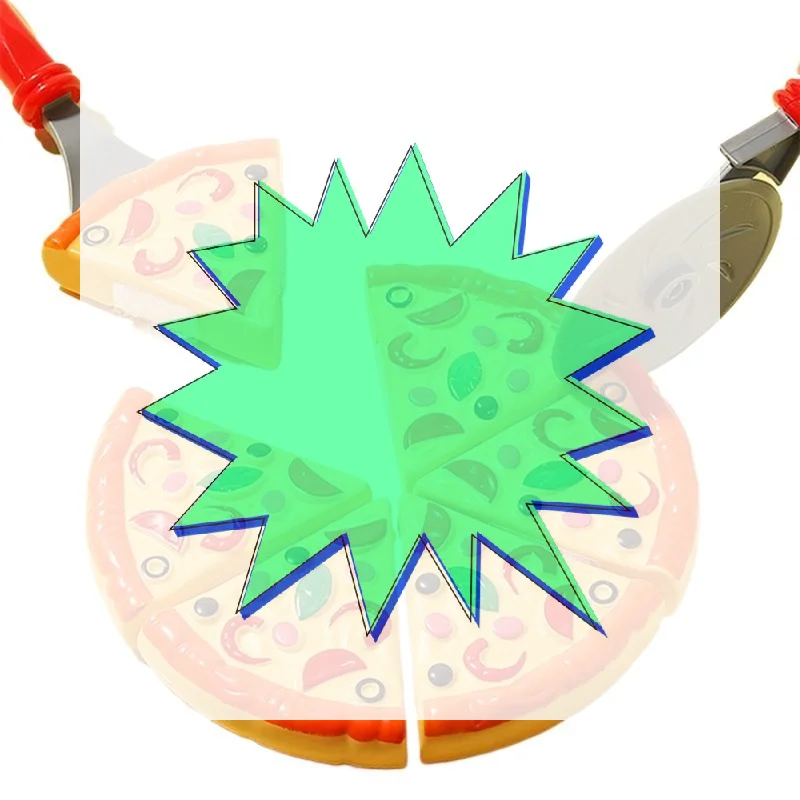 

1 Set Kids Pizza Cutting Toy Simulation Plastic Pizza Dinette Child Toy Kitchen Pretend Play Food Cooking Kitchen Toys