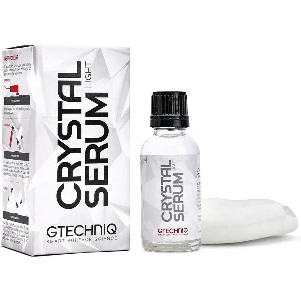 

Gtechniq Crystal Serum Легкое керамическое покрытие для автомобилей Защитите автомобильную живопись Высокий блеск Легко наносится 50 мл 5 лет Прочность