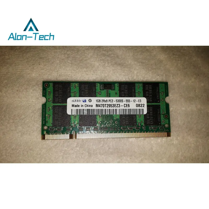 Memoria PC2-5300S-555-12-E3 para Samsung, 1GB, 2RX8, M470T2953EZ3-CE6, 667MHZ