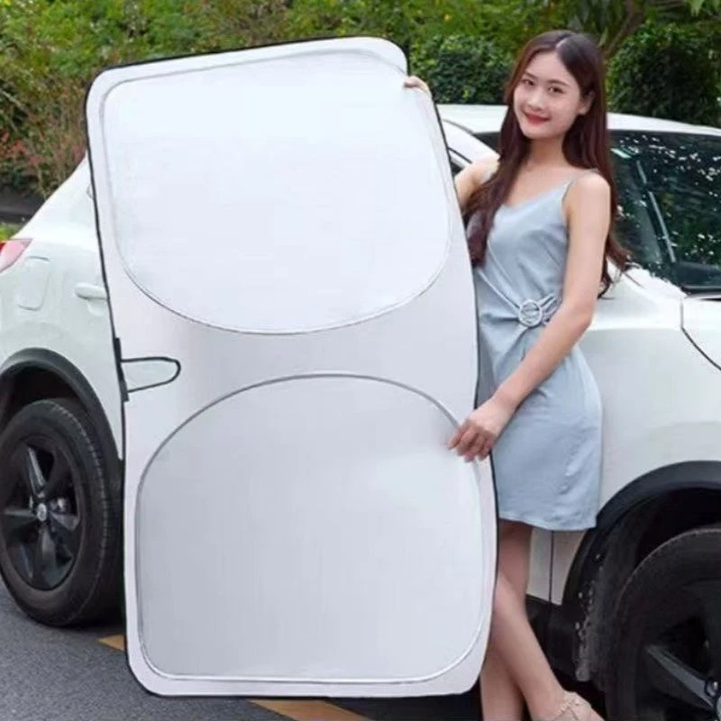 For BYD Song PLUS Car Sunshade Front Block Heat Insulation Sunscreen Cloth UV Protection Car General Purpose Umbrella Curtain