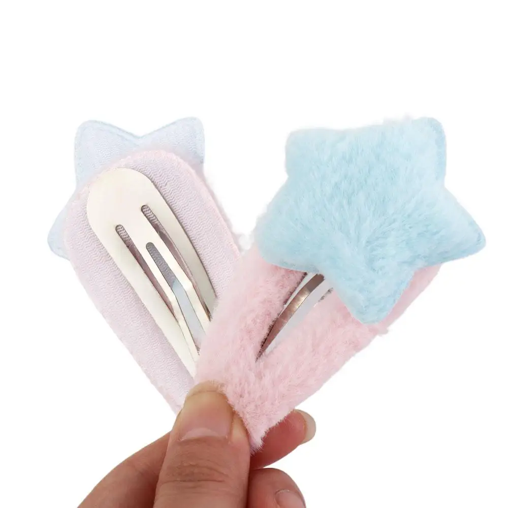 Fermaglio per capelli a forma di stella in stile minimalista alla moda Accessori per capelli Ornamento Forcine per capelli BB Copricapo Dolce e soffice Barrettes Quotidiano