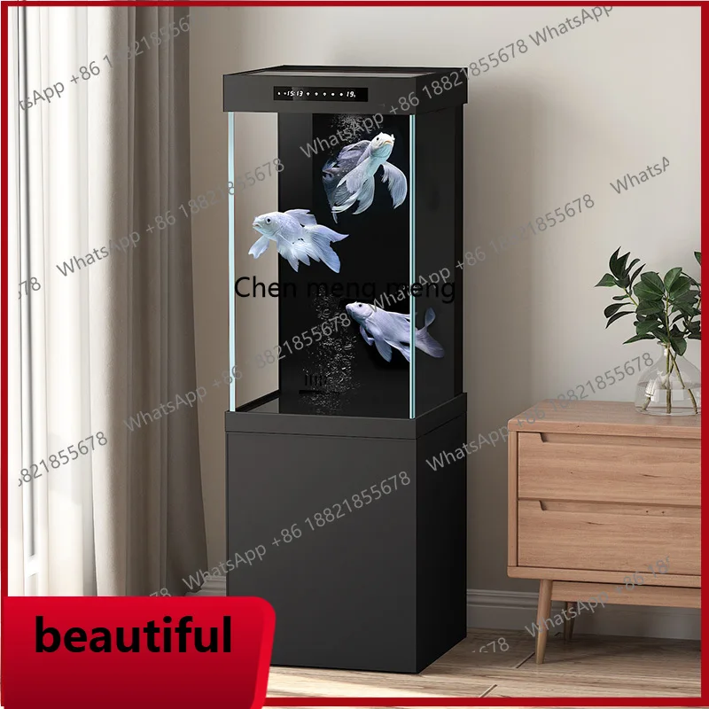 

X Smart fish tank, small back overflow square tank, living room, household side tanks, ecological bottom filter aquarium
