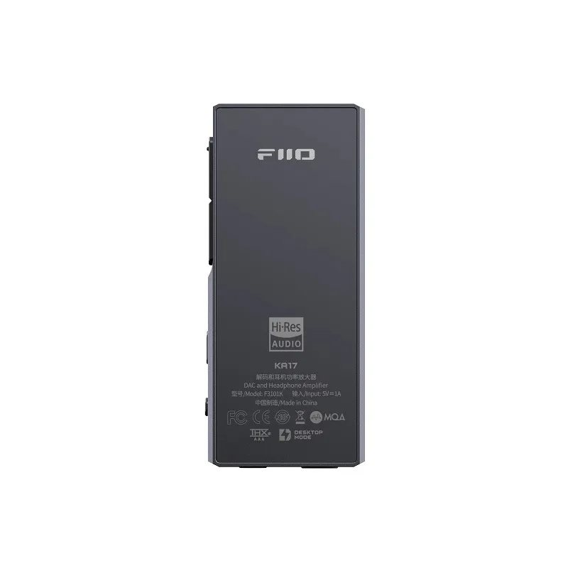 Imagem -04 - Fiio-decodificador Portátil de Áudio Hifi Dac Usb Es9069q Duplo Pcm768 Dsd512 35 44 mm de Saída Android Ios Mac Win10 Ka17