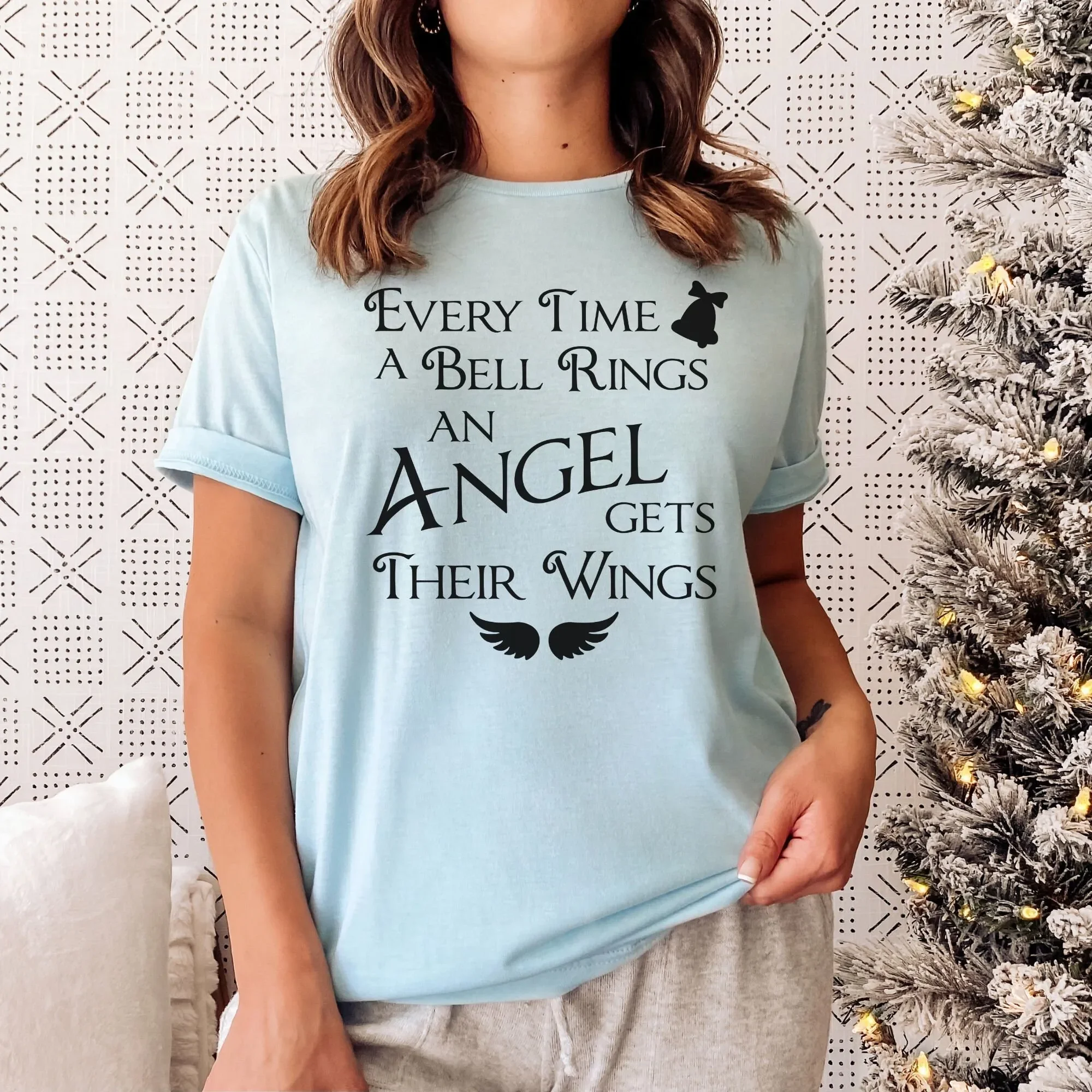 Every Time A Bell Rings Its Wonderful Life Shirt Christmas Movie Angel Classic Tee For Lover