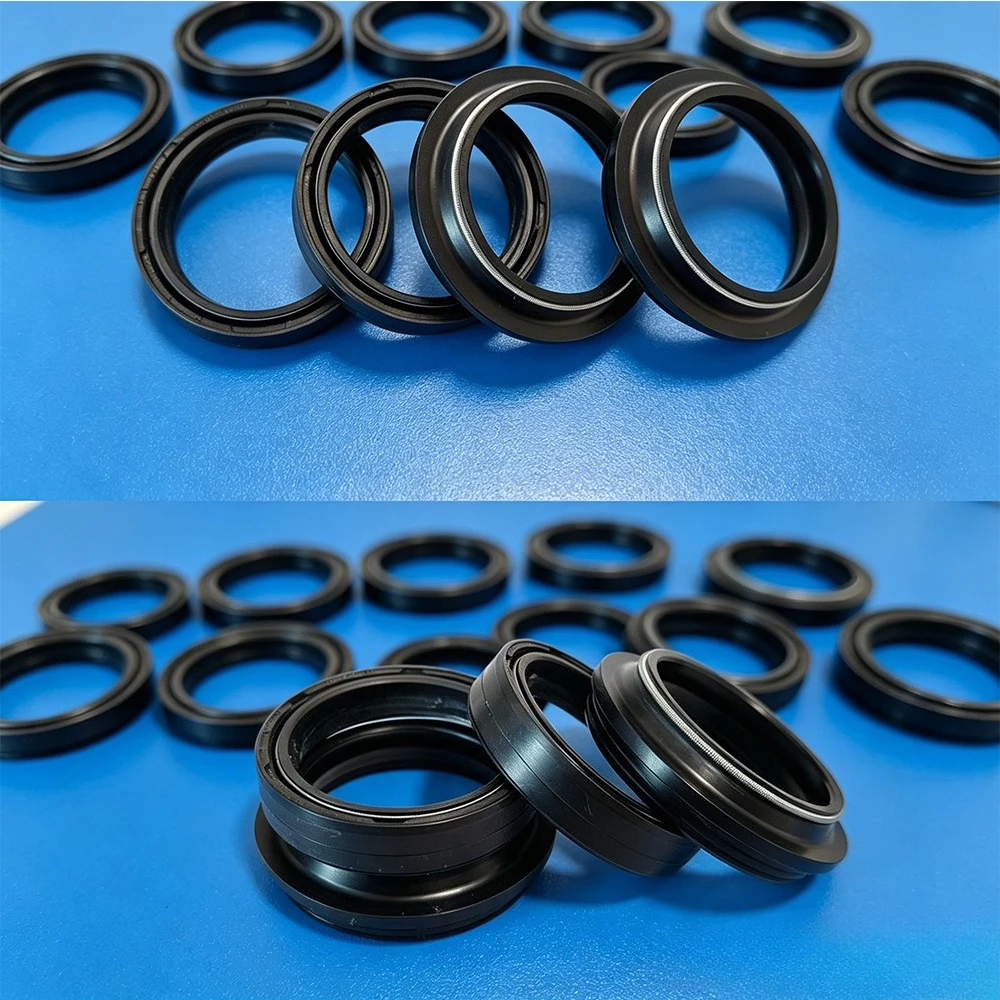 Retentor de Óleo de Garfo Dianteiro de Lábio Duplo 37x49x8mm (4/8/16 peças) para Suzuki GW250 Inazuma VL250 Intruder 250 GS500 GS500E GSX550 GS550E