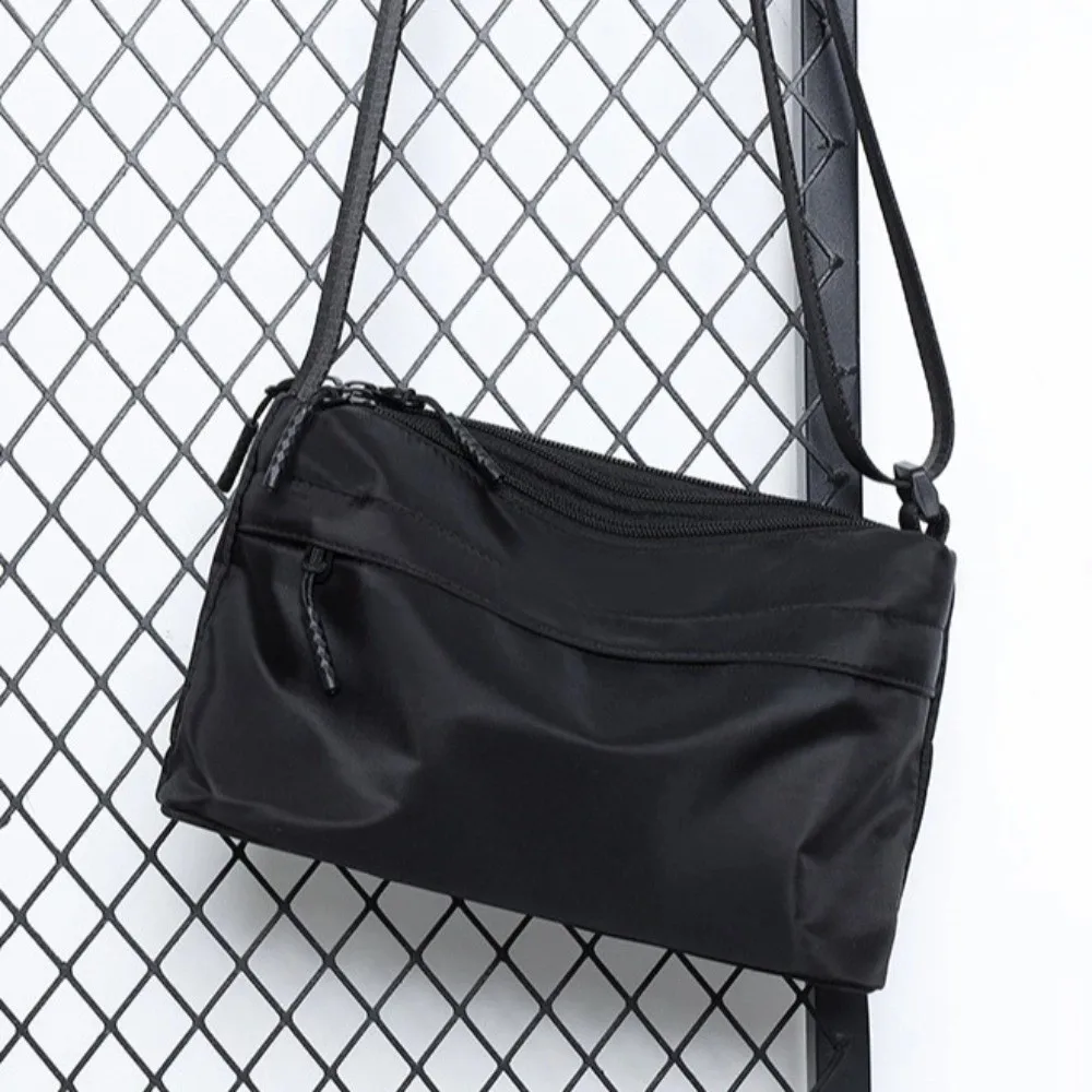 

Waterproof Men Crossbody Bag Large Capacity with Multiple Pockets Student Shoulder Bag Oxford Cloth Nylon Messenger Bag