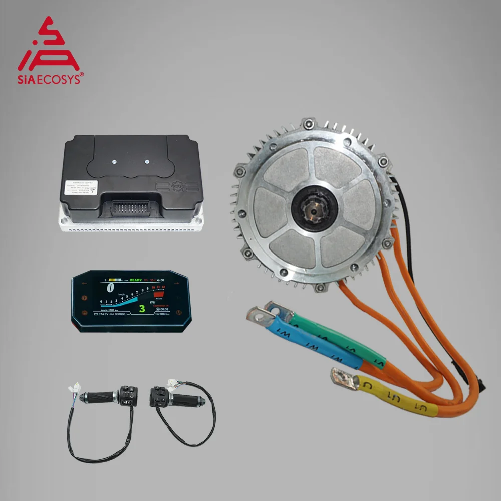 

NEW！SiA138 60H 2500W Mid Drive Motor kit with YQ72100 Controller Z6 Throttle with SCJ5066-1 Speedometer
