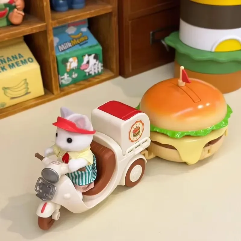 سيلفانيان فاميليز أنيمي فتاة أرقام الطفل سلسلة الشكل مجموعة اثاث بولي كلوريد الفينيل تمثال نموذج دمية جمع الحلي الهدايا اللعب #6