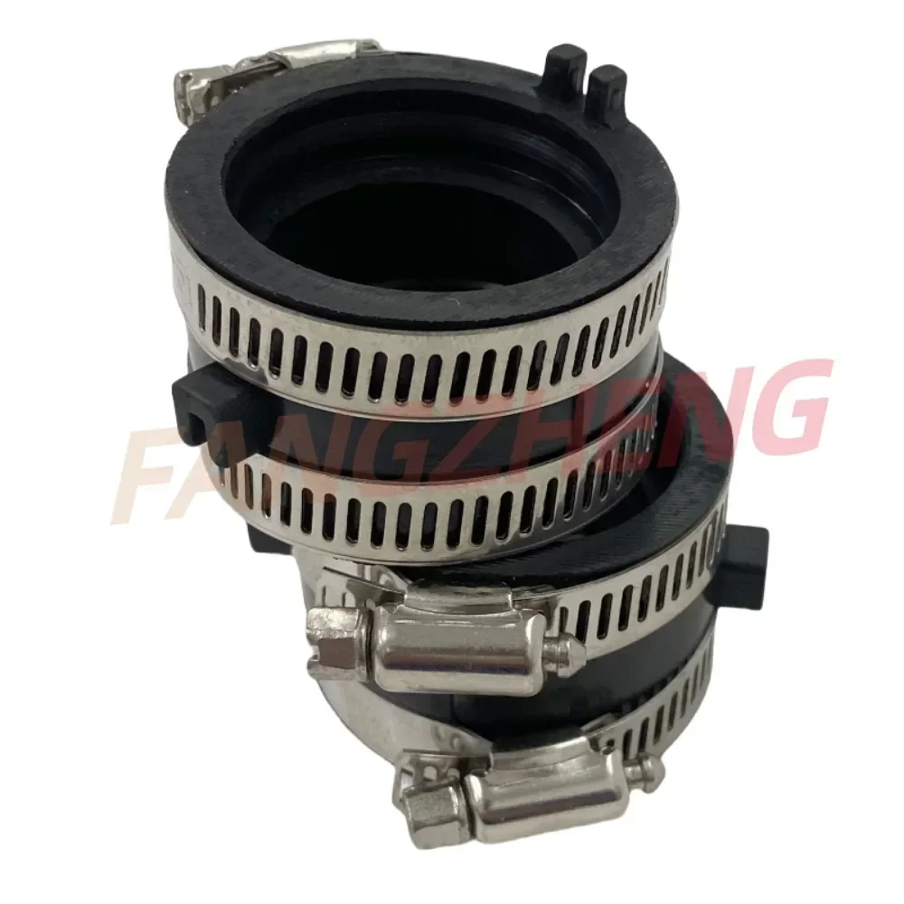 2Pcs Motorcycle Carburetor Intake Manifold Boots Fit For Honda VT600 VT750 Shadow 16211-MAW-600 Rubber Carb interface