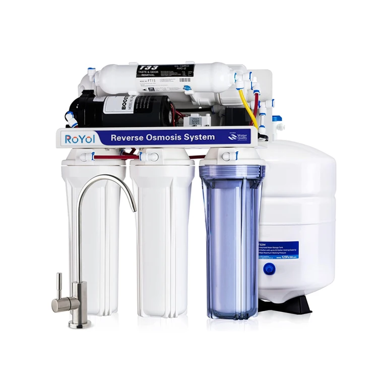 الجملة المنزلية 75GPD RO نظام الترا آمنة 5 مراحل التناضح العكسي نظام تصفية مياه الشرب المباشر