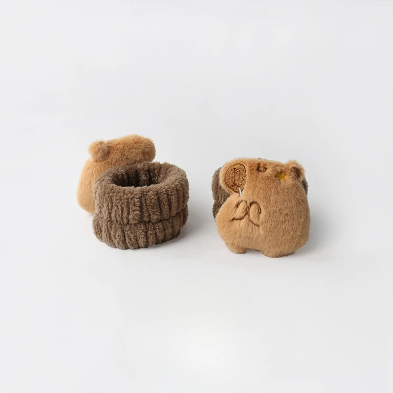 حار بيع لطيف أفخم جديد كابيبارا Scrunchie غسل الوجه المعصم مقاوم للماء الكفة عقال الشامبو عقال #1