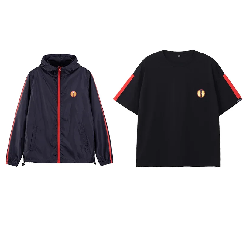 Kamen Rider 555 Series Ropa de protección solar Faiz Ropa deportiva de protección solar Conjunto de camiseta con capucha
