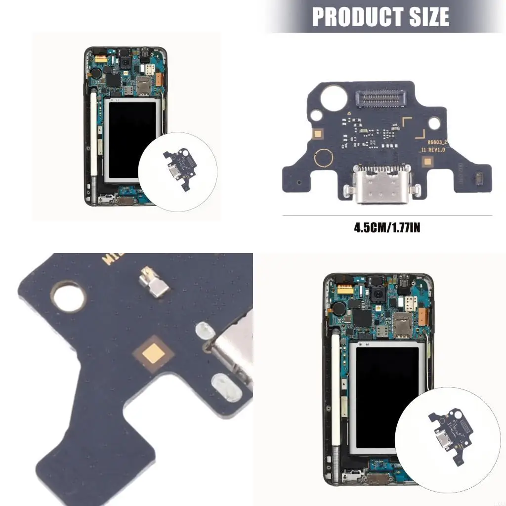 LXAA USB C Flexes carga placa reemplazo del cable para Tab A9+ X215/X210 Tableta