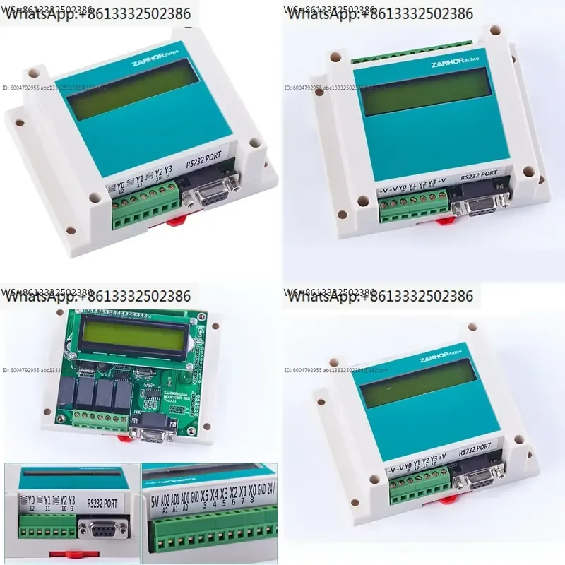 PLC 10MR 10MT for Arduino 2560, AD DA Controller Board Relay or Transistor Development Board
