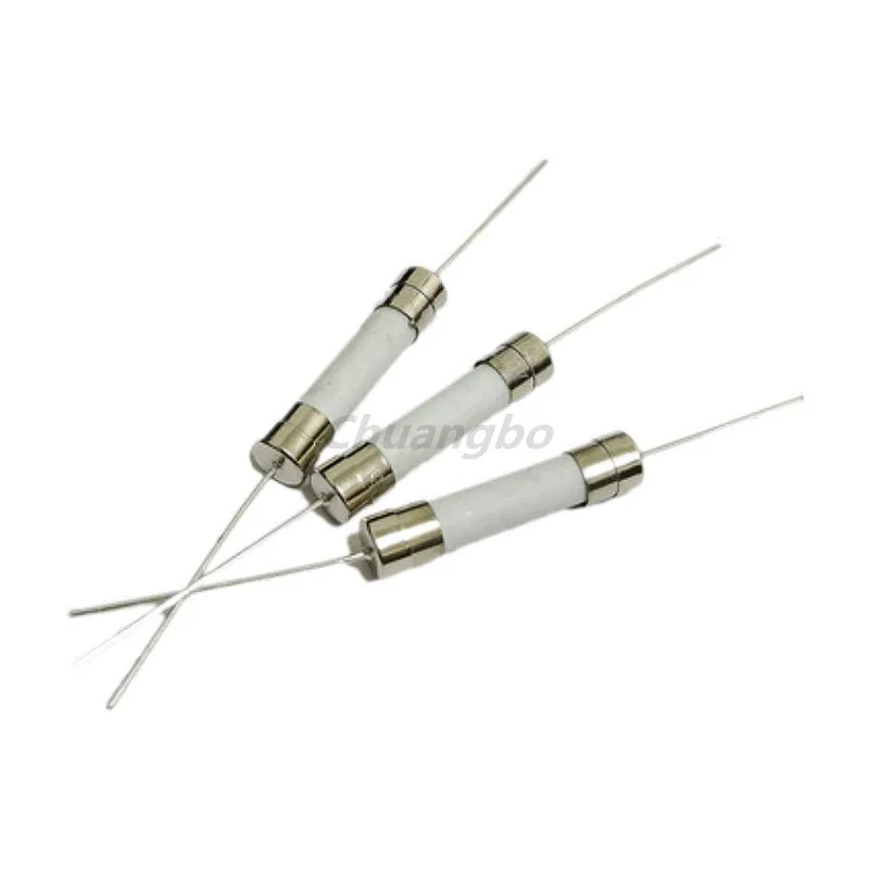 10PCS 6*30mm Ceramic Fuse Fast Slow Blow Tube Fuse With a Pin 6x30mm 250V 8A 10A 15A 20A 25A 30A