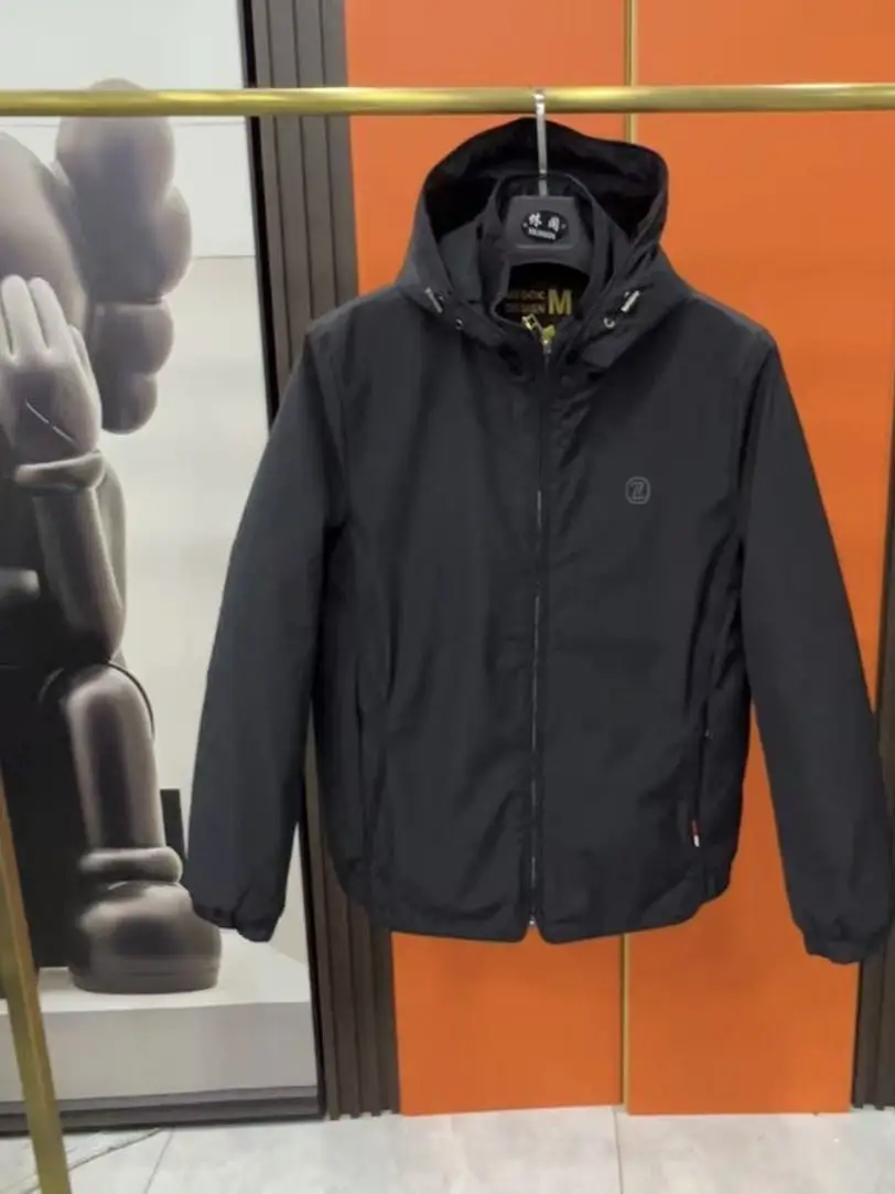 

Мужская утепленная хлопковая куртка: новая зимняя повседневная модель с капюшоном, модная, универсальная, простая, ветрозащитная верхняя одежда, трендовое пальто