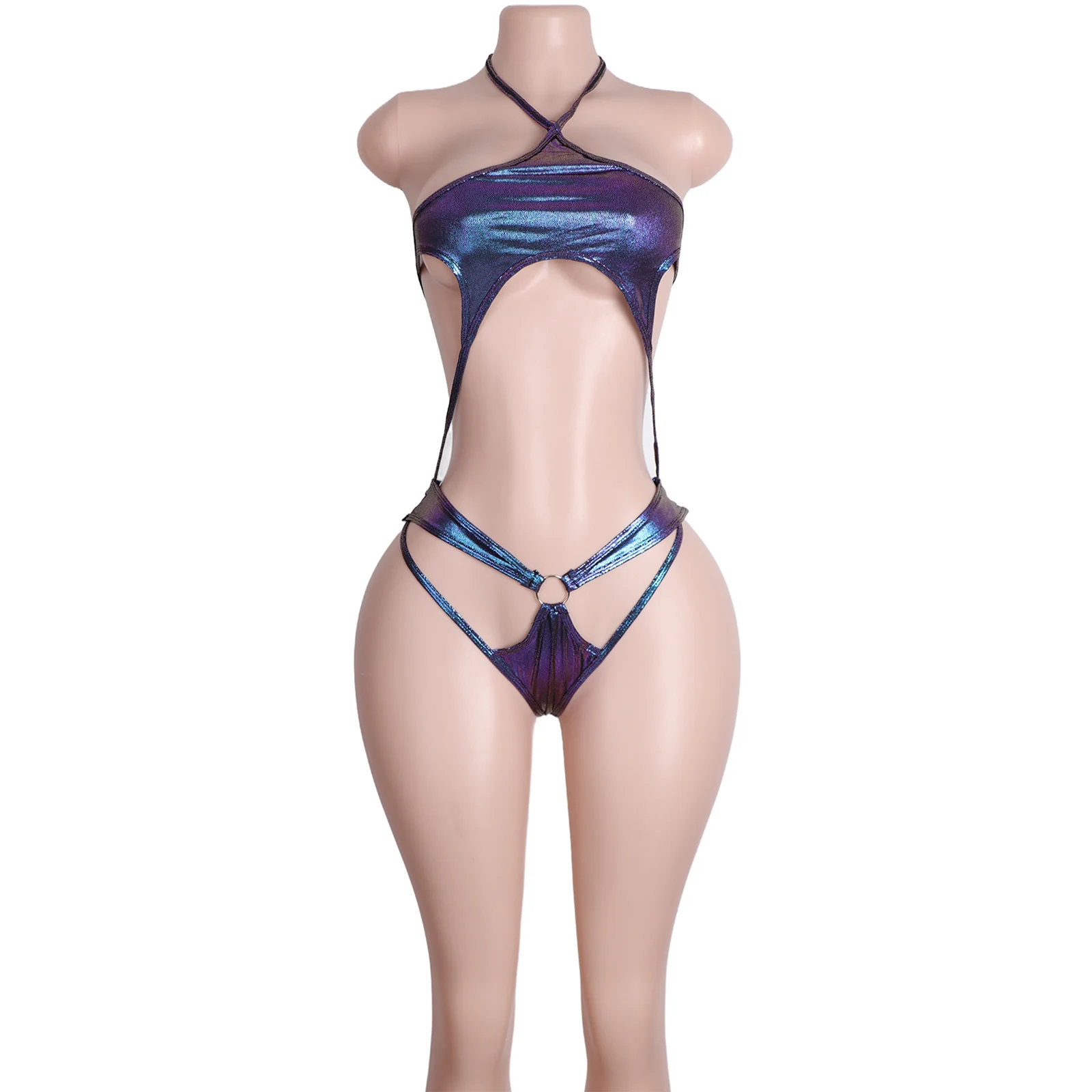 

Комплект эротического белья с регулируемыми бретелями: сексуальные бикини, клубная одежда, костюм для экзотических танцев, эротическое боди для женщин