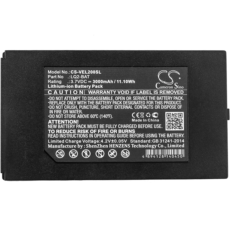 

GreenBatteryPower CameronSino 3000mAh 3.7V 11.10Wh Equipment,Survey,Test Li-ion Battery for Vernier LQ2-BAT,LabQuest 2,Go Direct